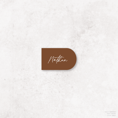 Olivia: Baptism Place Card