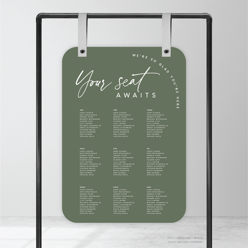 Olivia: Baptism Seating Chart