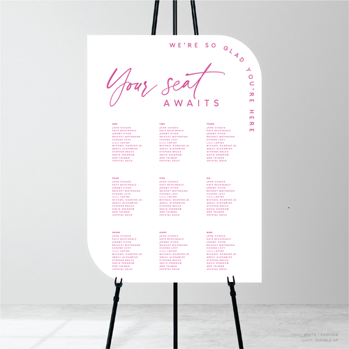 Olivia: Baptism Seating Chart