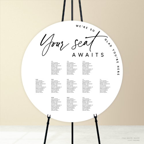 Olivia: Baptism Seating Chart