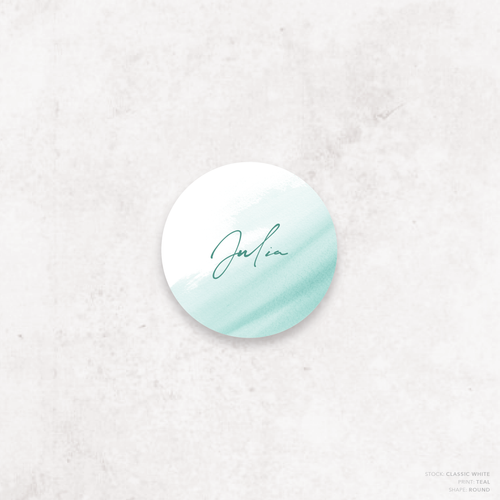 Oscar: Baptism Place Card