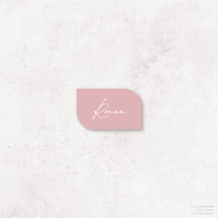 Oscar: Baptism Place Card