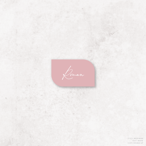 Oscar: Baptism Place Card