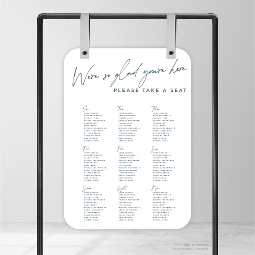 Oscar: Baptism Seating Chart