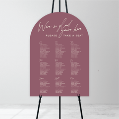 Oscar: Baptism Seating Chart