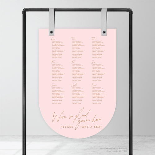 Oscar: Baptism Seating Chart