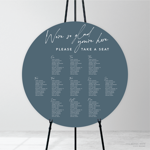 Oscar: Baptism Seating Chart