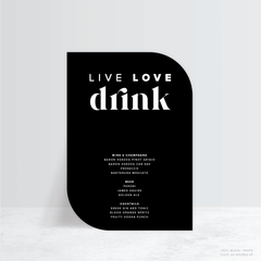 Roses: Wedding Bar Sign