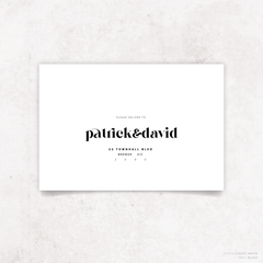 Roses: Envelope Print Front