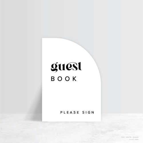 Roses: Wedding Info Sign