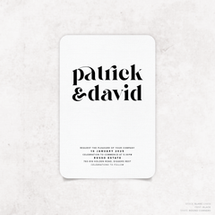 Roses: Wedding Invitation