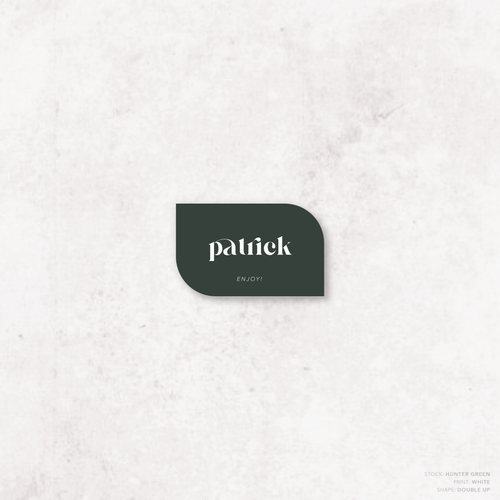 Roses: Wedding Place Card