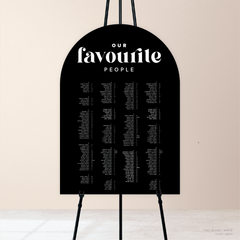 Roses: Wedding Seating Chart