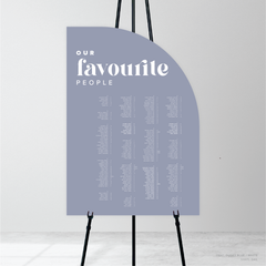 Roses: Wedding Seating Chart