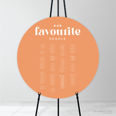 Roses: Wedding Seating Chart