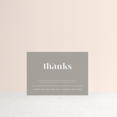 Roses: Wedding Thank You Card