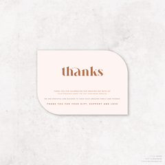 Roses: Wedding Thank You Card