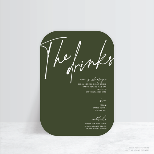 Seabrook: Wedding Bar Sign