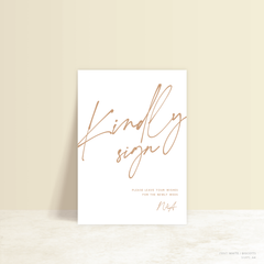 Seabrook: Wedding Info Sign