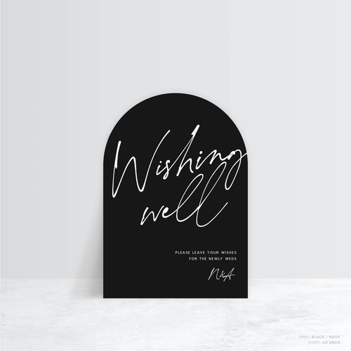 Seabrook: Wedding Info Sign