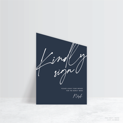 Seabrook: Wedding Info Sign