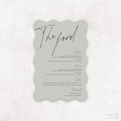 Seabrook: Wedding Menu