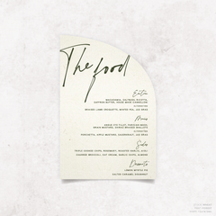 Seabrook: Wedding Menu