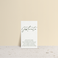 Seabrook: Wedding Note Card