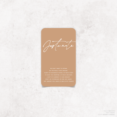 Seabrook: Wedding Note Card