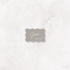 Seabrook: Wedding Place Card