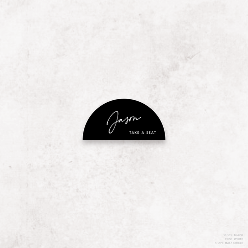 Seabrook: Wedding Place Card