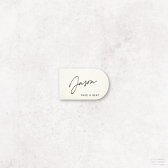 Seabrook: Wedding Place Card