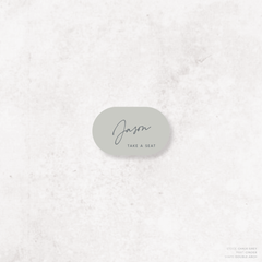 Seabrook: Wedding Place Card