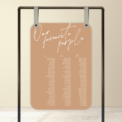 Seabrook: Wedding Seating Chart