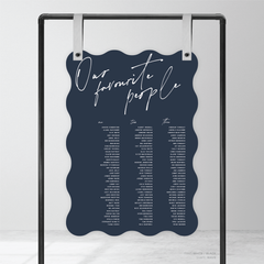 Seabrook: Wedding Seating Chart