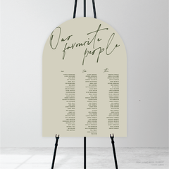 Seabrook: Wedding Seating Chart