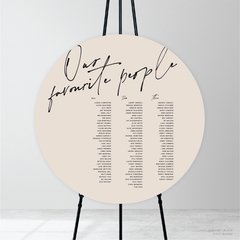 Seabrook: Wedding Seating Chart