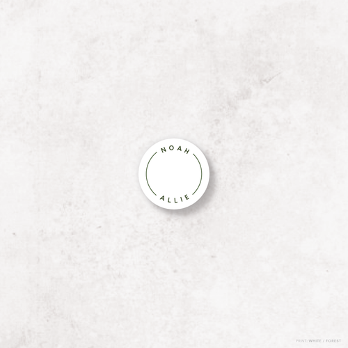 Seabrook: Wedding Sticker