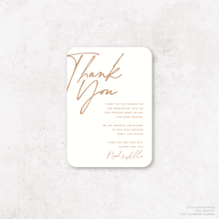 Seabrook: Wedding Thank You Card
