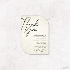 Seabrook: Wedding Thank You Card