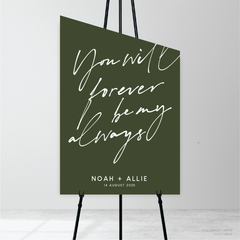 Seabrook: Wedding Welcome Sign