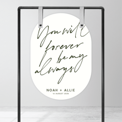 Seabrook: Wedding Welcome Sign