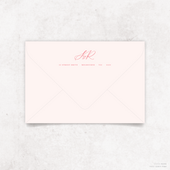 Serena: Envelope Print Back