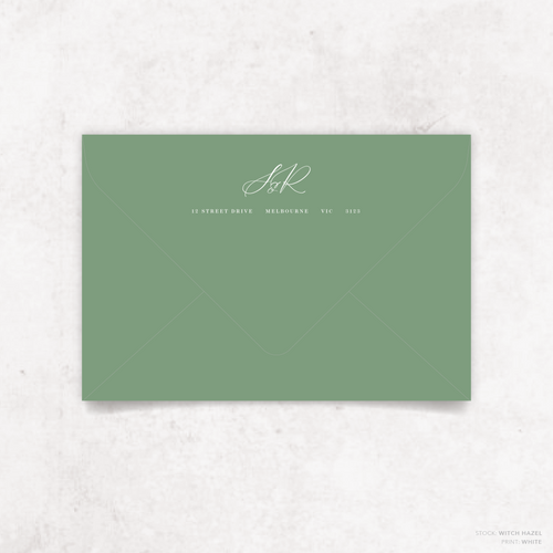 Serena: Envelope Print Back