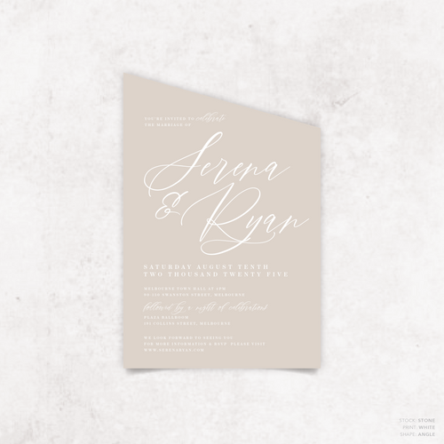 Serena: Wedding Invitation
