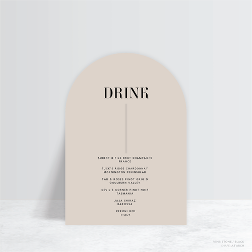 Serendipity: Wedding Bar Sign