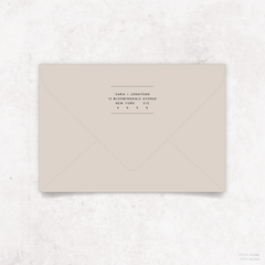 Serendipity: Envelope Print Back