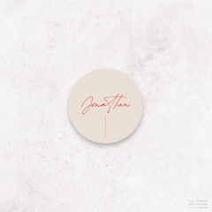 Serendipity: Wedding Place Card