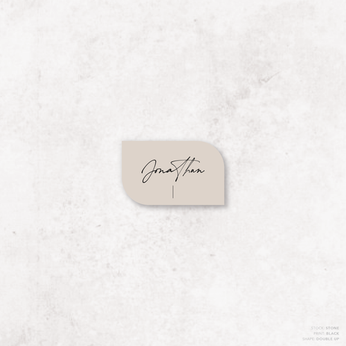 Serendipity: Wedding Place Card