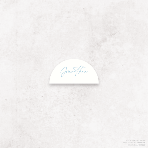 Serendipity: Wedding Place Card